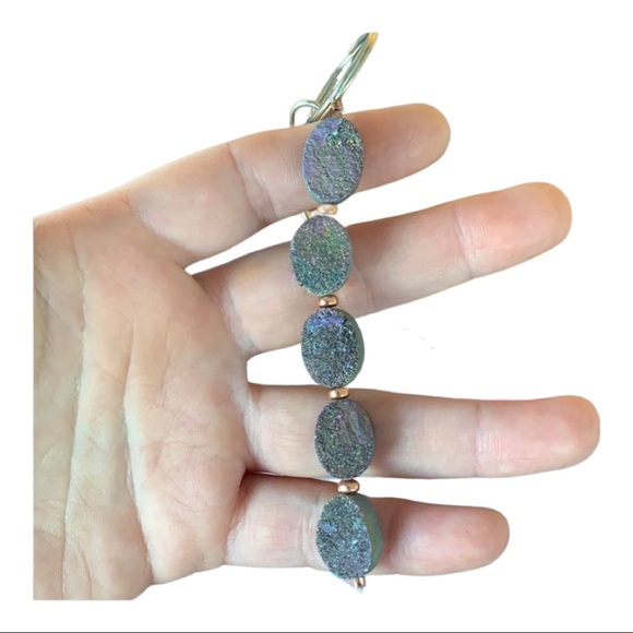 luckijewels Accessories - Druzy handmade keychain